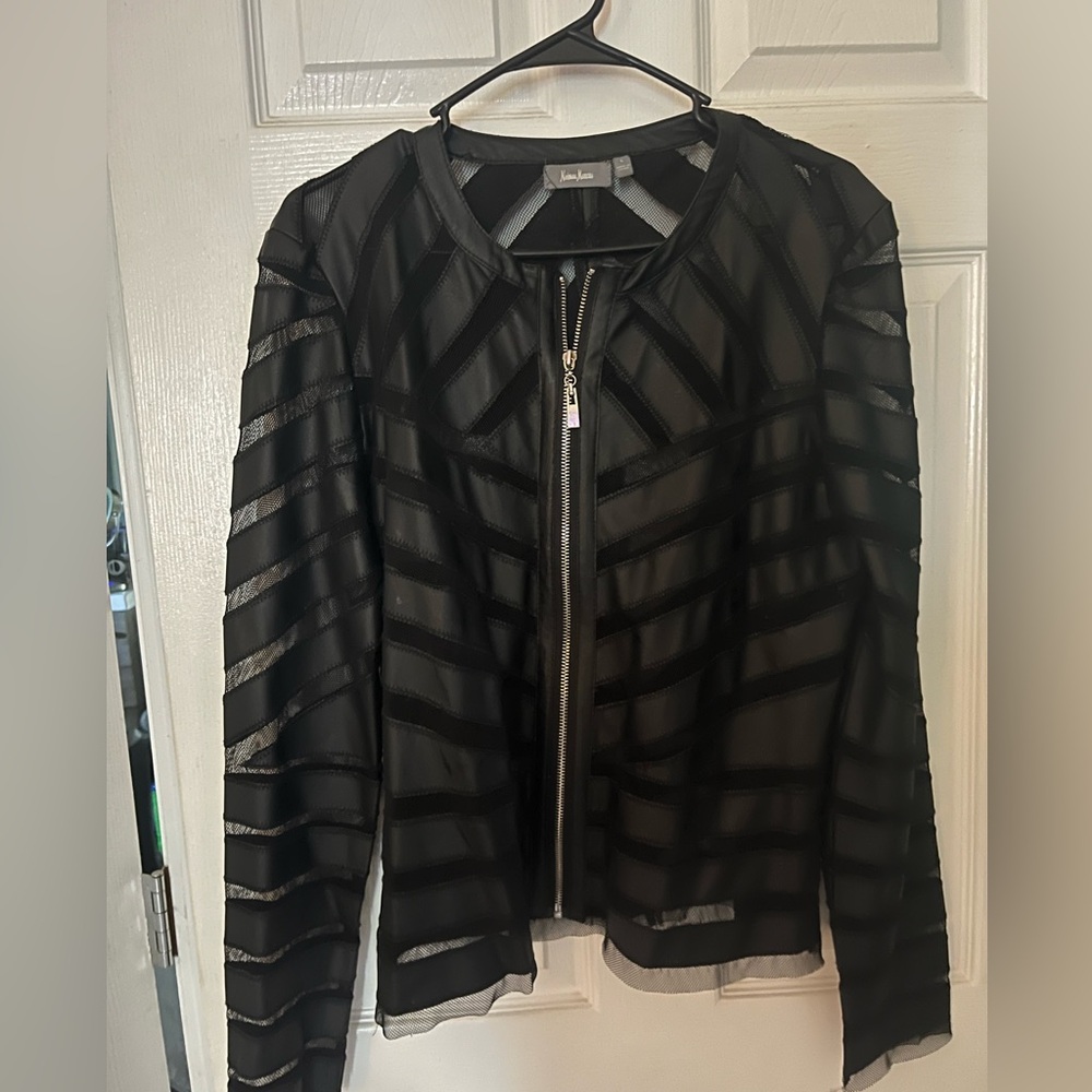 Black faux Leather Jacket